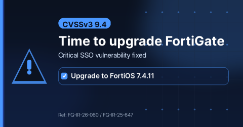 Fortios Updates Upgrade FortiGate Now: Critical Vulnerability Fixed in FortiOS 7.4.11