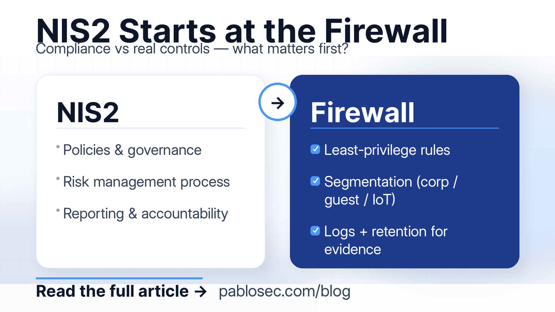 NIS2 vs firewall